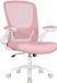 SONGMICS Ergonomische Canvas Bureaustoel, Candy roze