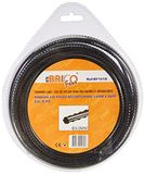 Bricoferr BF101R bosmaaier, nylon, tandprofiel, 3 mm x 56 m