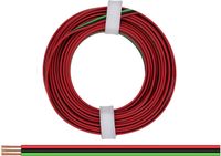 Donau Elektronik 325-014 Draad 3 x 0.25 mm² + 3 x 0.25 mm² Rood, Zwart, Groen 5 m
