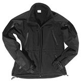 Mil-Tec Softshell Outdoor Millitaire Jacket Zwart - M