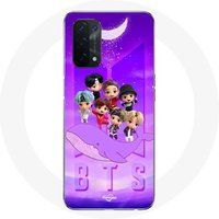 Maniacase Hoesje voor Oppo A74 BTS TinyTAN Animation Poster RM Jin Suga J-Hope Jimin Jungkook And V Zero O'Clock Maniacase
