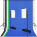 vidaXL Fotostudioset met softboxlampen en achtergronden