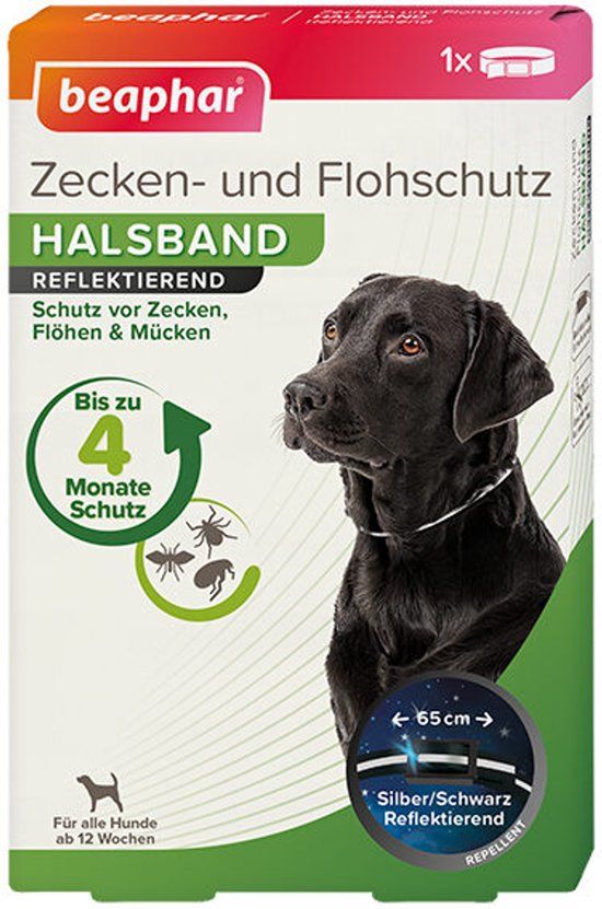 Beaphar Vlooienband Reflecterend - Kat - 35 cm