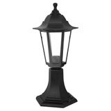 Brightium Zwarte buitenlamp IP44 met E-27-fitting