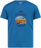 CMP T-shirt van jersey voor kinderen - Blauw - Katoen - Maat 152