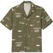 LACOSTE T-shirt Tissé, kaki