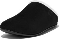 FitFlop Chrissie Shearling pantoffels zwart - Maat 40