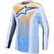 Alpinestars Techstar Maven Motocross-trui - blau/orange/schwarz, L