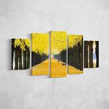 Homemania Wandfoto, boom 5, natuur en landschappen per woonkamer, meerkleurig, 100 x 3 x 60 cm, HM205PKNV-44, polyester, hout