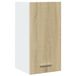 VidaXL Bovenkast Lyon 29,5x31x60 cm Bewerkt Hout Sonoma Eikenkleurig