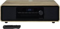 THOMSON Bluetooth microsysteem - Hout/Zwart - FM Radio/DAB+/CD/MP3/USB/Inductie, 75W, LCD display, Afstandsbediening, Voeding. 230V