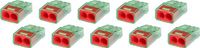 BES LED Vintex Lasklem - 2 Polig - 0.2-2.5 mm2 - Rood - 10 Stuks