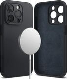 Ringke Silicone Hoesje Geschikt voor Apple iPhone 15 Pro Max | Compatible met MagSafe | Back Cover Hoesje | Siliconen | Blauw