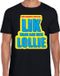 Bellatio Decorations Foute party T-shirt heren - zwart - Lik maar aan mijn lollie - carnaval / themafeest XXL