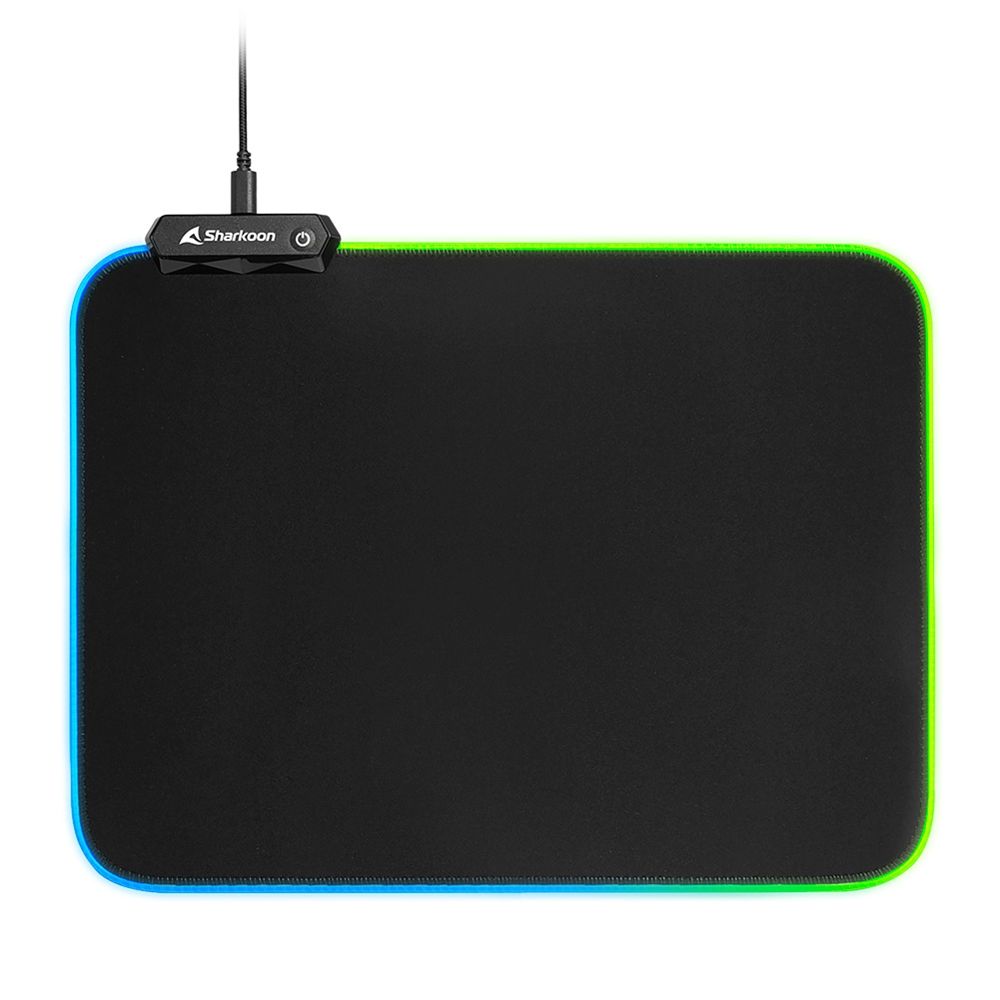 Sharkoon 1337 RGB V2 Gaming Mouse Mat - Black