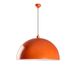 Kroonluchter oranje, metalen behuizing, diameter 60 h: 35 cm, verstelbare hoogte 45-135 cm, E27-fitting, max. 40 W, perfect voor moderne woonruimtes
