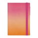 Legami - Weekplanner met notebook, 12 maanden medium, dagboek van januari 2025 tot december 2025, sluiting met elastiek, maandplanner januari 2026, laatste tas, adresboek, 12 x 18 cm, Golden Hour