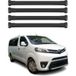 Omac Barres de toit en aluminium pour Toyota Proace / Proace Verso 2016-2026 – Tüv / Din 75302:2019 – Charge Max 75 kg – 2 barres noir