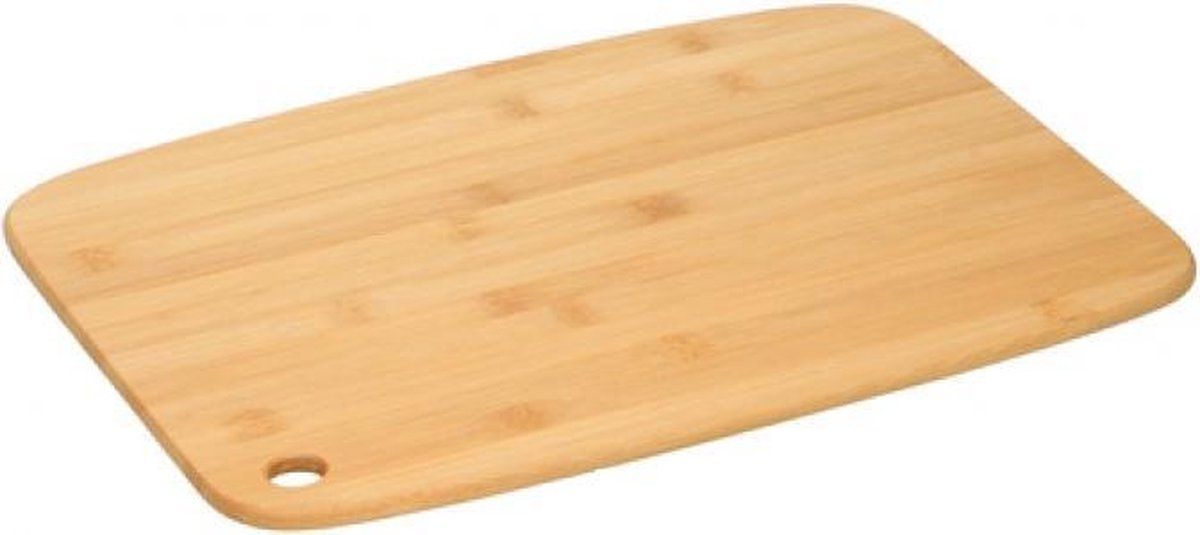 Alpina Snijplank Bamboe - Groot - Houten snijplank - 38x28x0.8cm