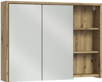 Vicco Badkamerspiegelkast Viola, Kasjmier/Artisanaal eiken, 100 x 75 cm