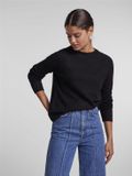 Pieces PCJULIANA LS ON KNIT - Black Black - Trui - Vrouwen - Maat M
