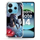 Cokitec Xiaomi Redmi Note 14 4G Manga Solo Leveling Sung Epee Versterkte hoes