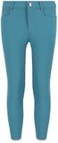 Kentucky Horsewear Rijbroek Miami City Smaragd Kniegrip Polyester Kinderen Vrouwen 152