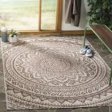Safavieh Courtyard Collection In- Beige/Lichtbruin 90 X 150 cm