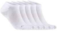 Craft CORE Dry Footies 5-Pack - White - 34/36