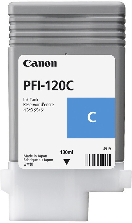Canon PFI-120C single pack / cyaan