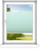 time4blinds - Plisségordijn zonder boren op maat gemaakt - Vouwgordijn - Plisségordijn privacy en zonwering - Eenvoudige installatie - Kant-en-klaar plisségordijn - 100x60 cm - Munt