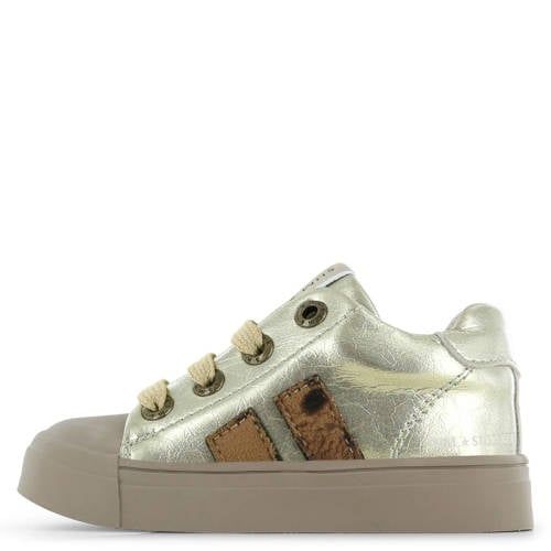 Shoesme suède sneakers - goud