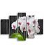 Homemania Wandafbeelding, bloemenmotief, 5 stuks, natuur, voor woonkamer, meerkleurig, 95 x 0,3 x 60 cm, HM205MDF09, MDF