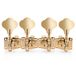 Gear4music Guitarworks Basgitaar Stemmechaniek, 2 per zijde, Goud