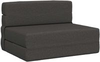 vidaXL Vouwbare Sofa Bed Donkergrijs Stof 70 x 72 x 60 cm