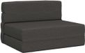 vidaXL Vouwbare Sofa Bed Donkergrijs Stof 70 x 72 x 60 cm