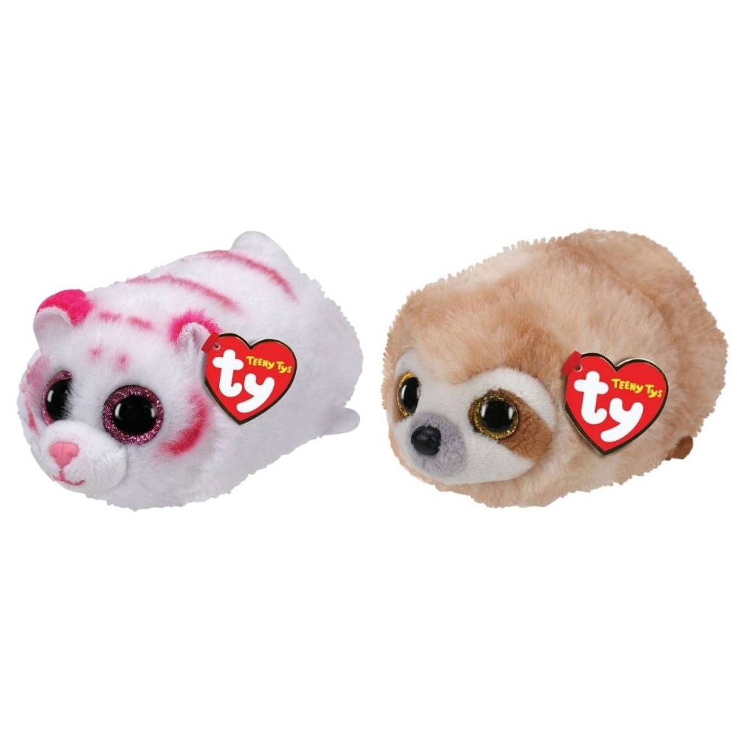 TY - Knuffel - Teeny s - Tabor Tiger & Dangler Sloth