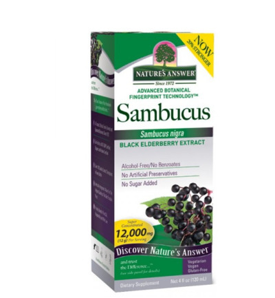 Natures Answer Sambucus vlierbessen extract 12.000 mg 120ML