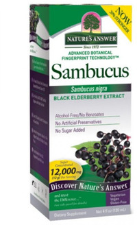 Natures Answer Sambucus vlierbessen extract 12.000 mg 120ML