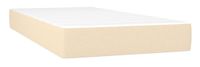 VidaXL Matras met binnenvering Eenpersoons-/tweepersoonsformaat Medium Crème/Wit Polyester Schuim 800 mm x 2000 mm x 200 mm