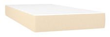 VidaXL Matras met binnenvering Eenpersoons-/tweepersoonsformaat Medium Crème/Wit Polyester Schuim 800 mm x 2000 mm x 200 mm