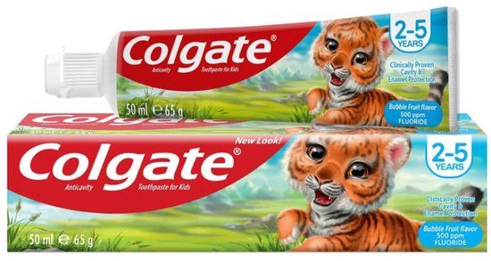 Colgate Kindertandpasta Bubble Fruit 50ml - 2 tot 5 jaar
