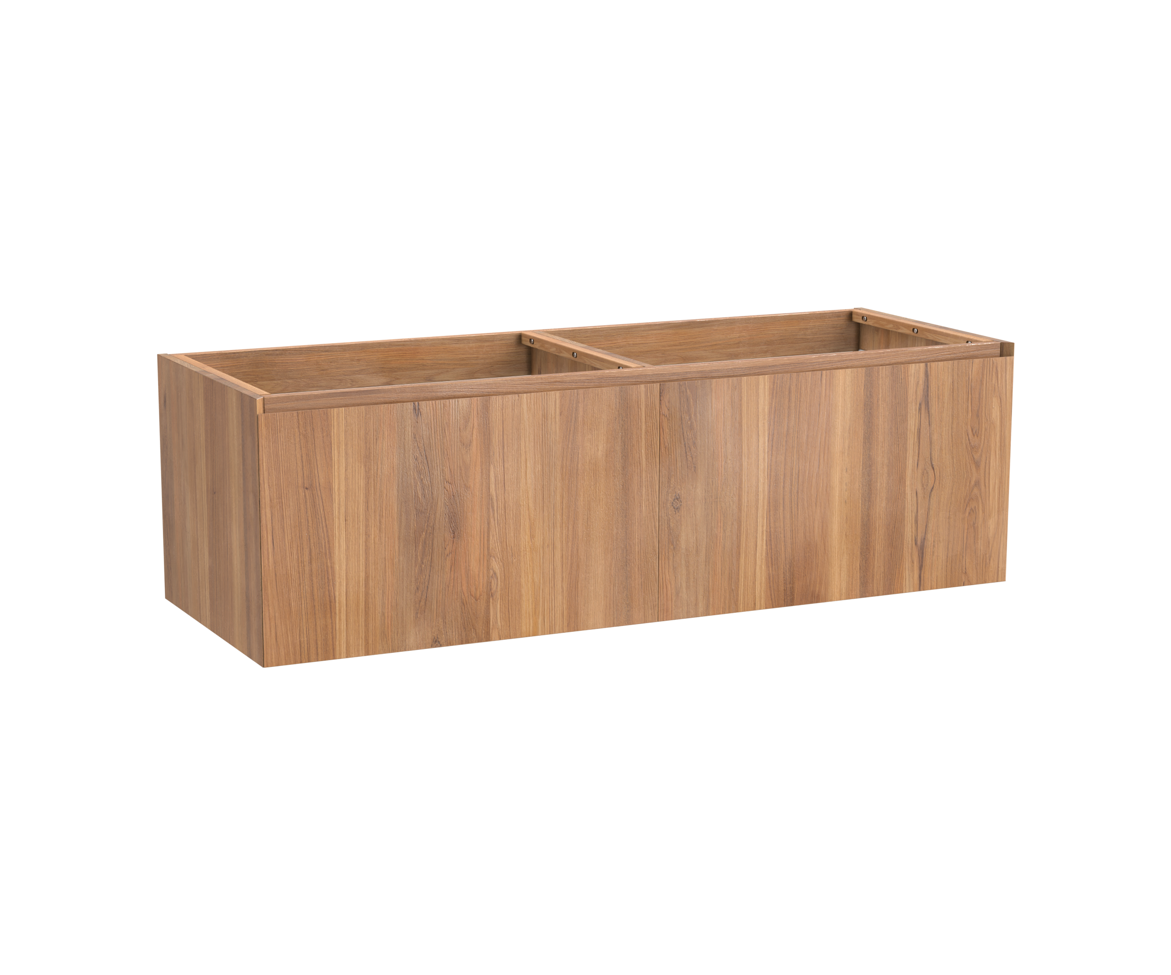 Balmani Idra zwevende wastafelonderkast 150 x 55 cm teak 4 lades