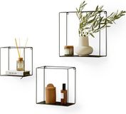 Lifa Living Wandrek Gerona - Set van 3 - Zwart - Metaal - Industrieel