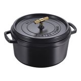 Staub La Cocotte Buster+Punch 28 cm / 6,75 l, Rond, Noir