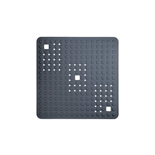 Douchemat groen/vierkant: 60x60 cm - zeer anti-slip & zeer robuust - anti-slip mat voor douche of bad - wasbaar op 60°C