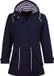 Pro-X Elements Regenmantel met kap Marit Dames Xplus marine blauw