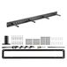 VEVOR Support d'Étagère Flottante, 1168,4x157,4x76,2 mm, Support d'Étagères Murales Invisible Robuste, Capacité Charge 104 kg, avec Accessoires, pour Étagères Flottantes de Salons, Cuisines, Chambres