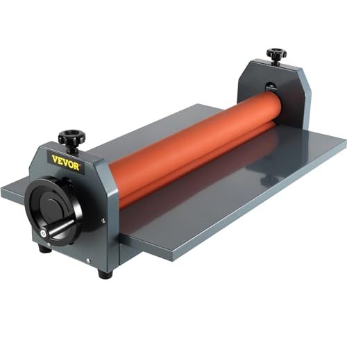 VEVOR Handmatige Walstmachine Vinyl Fotofilm Montage, Koud Walsen, Zwart, 229