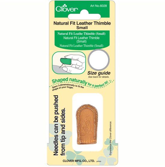 Clover Leather Thimble small